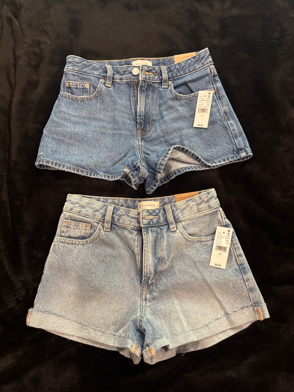 PacSun High-Rise Women's Jeans - Light & Medium Blue Pair
